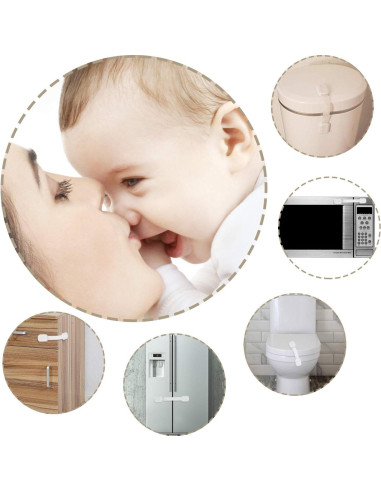 Bloques de Seguridad Goodv para Gabinetes Infantiles - 10 Piezas