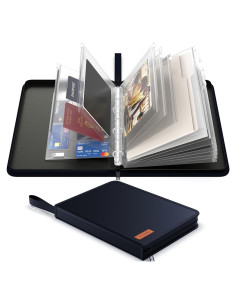 Organizador de Documentos Viesembo a Prueba de Fuego y Agua Azul