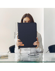 Organizador de Documentos Viesembo a Prueba de Fuego y Agua Azul 2