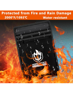 Bolsa de Documentos a Prueba de Fuego Epritliber 38x28 cm 2