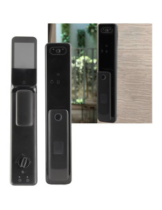 Cerradura Inteligente AUNMAS con Visor HD y Desbloqueo por Huella 2