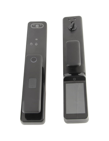 Cerradura Inteligente AUNMAS con Visor HD y Desbloqueo por Huella