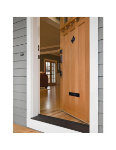 Agujero de puerta bronce QCAA tipo cuerda 18.7 cm con visor 160 2