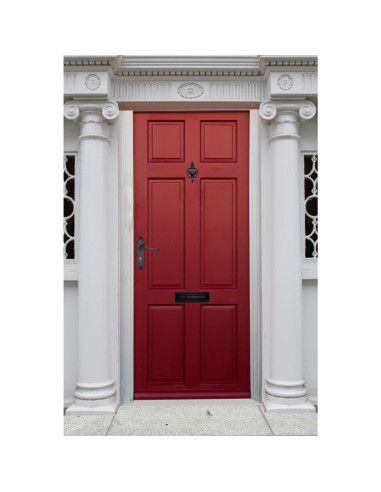 Agujero de puerta bronce QCAA tipo cuerda 18.7 cm con visor 160