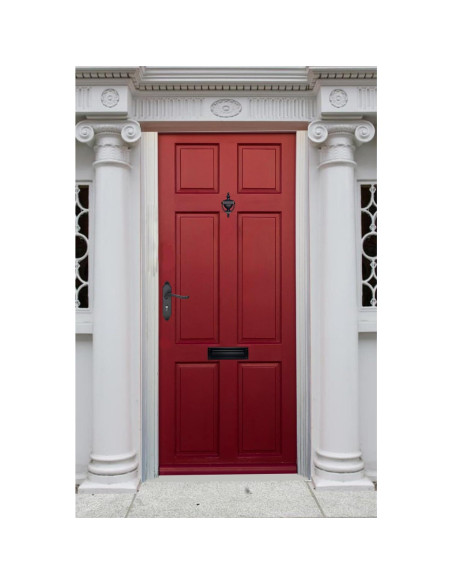 Agujero de puerta bronce QCAA tipo cuerda 18.7 cm con visor 160