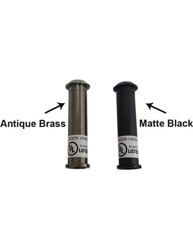 Agujero de puerta bronce QCAA tipo cuerda 18.7 cm con visor 160