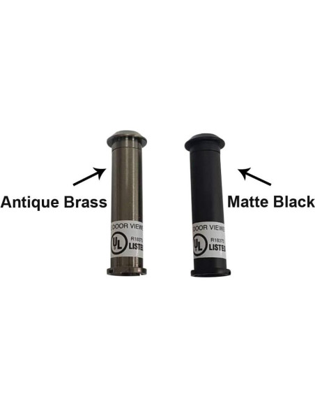 Agujero de puerta bronce QCAA tipo cuerda 18.7 cm con visor 160