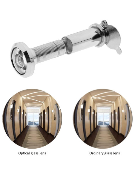 Mirador de Puerta Ojo de Pez Crear Idea 14mm Plata 220