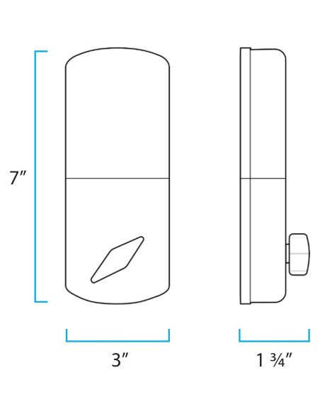 Cerradura Digital MiLocks TF-02SN con Teclado para Puertas Exteriores
