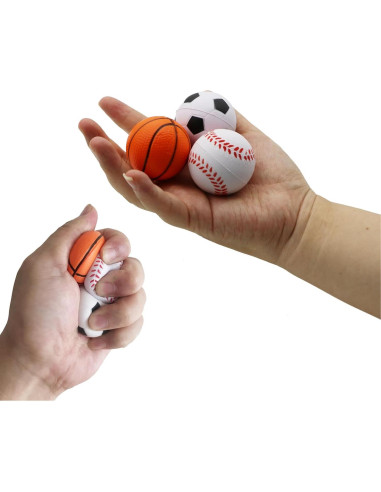 Mini Pelotas de Estrés de Fútbol Urspasol 20 PCS 4,06 cm
