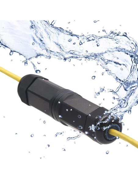 Acoplador RJ45 Impermeable VCE IP68 CAT6 Femenino 2-Pack