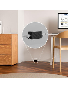 Conector Ethernet RJ45 Iwillink Hembra a Hembra Cat6 Cat5e - Paquete de 10 2