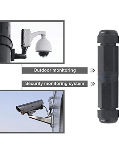 Acoplador RJ45 Impermeable VCE IP68 CAT6 Femenino 2-Pack