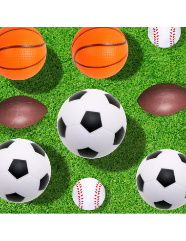 Mini Pelotas de Estrés de Fútbol Urspasol 20 PCS 4,06 cm