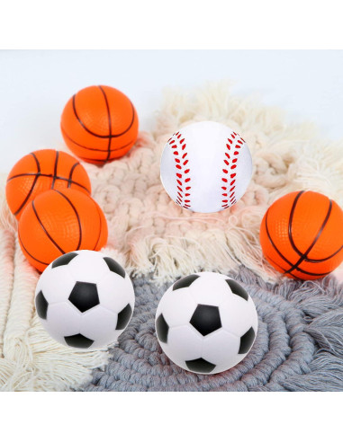 Mini Pelotas de Estrés de Fútbol Urspasol 20 PCS 4,06 cm