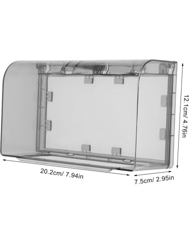 Cubierta Protectora Impermeable Housoutil 20.2x12.1cm Negra