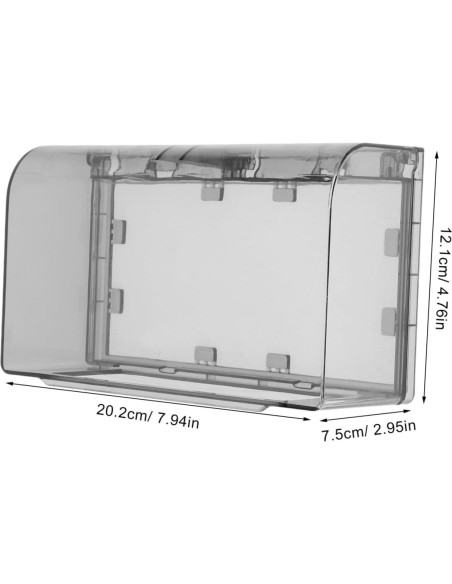 Cubierta Protectora Impermeable Housoutil 20.2x12.1cm Negra