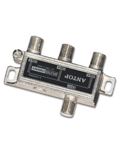 Divisor Coaxial Antop 3 Vías para TV, Satélite y HDTV