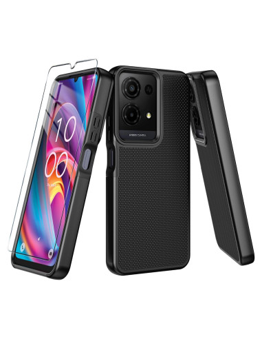 Funda para TCL K32/K33 5G 2025 con protector de pantalla