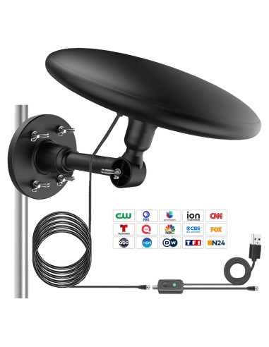 Antena de TV Exterior Omnidireccional GZMJRD 200 millas HD