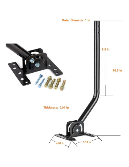 Antena de TV Digital Exterior McDuory 150 Millas HDTV 4K