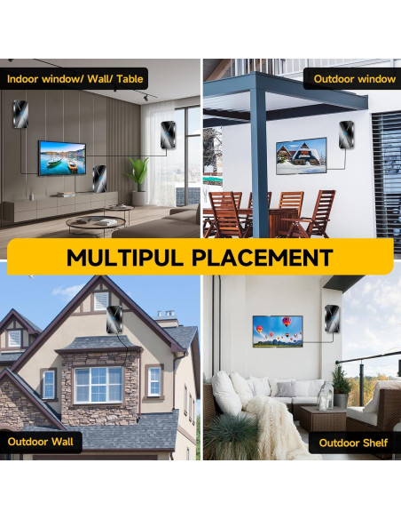 Antena de TV Interior NewFoot HD018 Mejorada 2025 Antena de TV Interior NewFoot HD018 Mejorada 2025