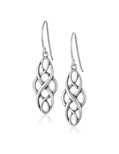 Pendientes Colgantes Amazon Essentials Plata Estilizados