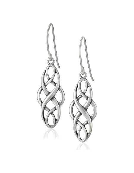 Pendientes Colgantes Amazon Essentials Plata Estilizados