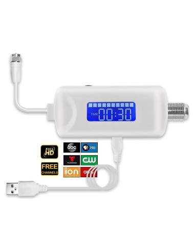 Amplificador de señal de TV HIDB 25dBi USB bajo ruido