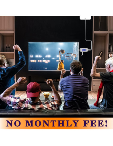 Amplificador de señal de TV HIDB 25dBi USB bajo ruido