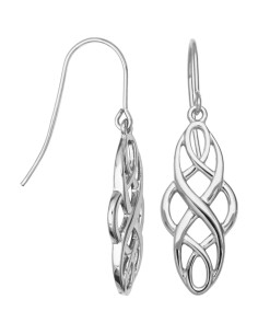 Pendientes Colgantes Amazon Essentials Plata Estilizados 2