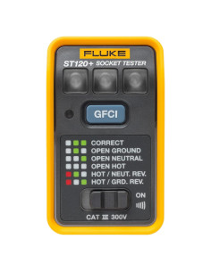 Probador de Enchufes GFCI Fluke ST120+ con Beeper Audible
