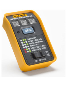 Probador de Enchufes GFCI Fluke ST120+ con Beeper Audible 2
