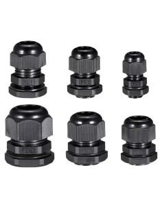 Conectores de Cable Impermeables IP68 uxcell PG7-PG21 30 Pcs