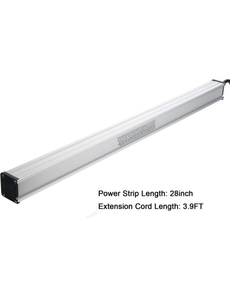 Regleta de Enchufes de Metal CCCEI 10 Salidas 1.22m 15A