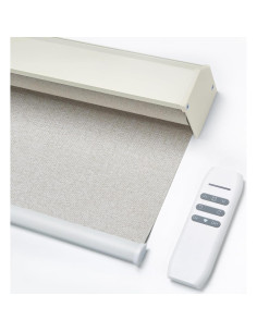 Persianas Opacas Motorizadas JOYENG Personalizadas 60x50cm Beige 2