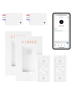 Interruptor de luz regulable Humpptom inalámbrico con control Alexa