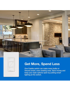 Kit de Interruptor de Atenuador Inteligente Lutron Caseta 150W 2