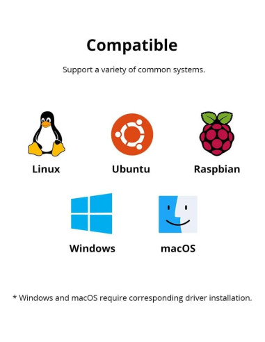 Adaptador USB Zigbee 3.0 Smilewolf ZBDongle-E Inalámbrico