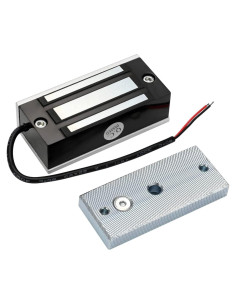 Cerradura Magnética Eléctrica YUHANUS 60KG 12V Modo NC