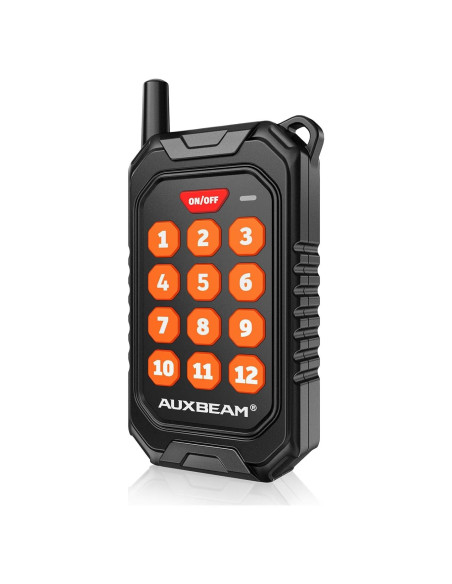 Control Remoto Inalámbrico Auxbeam 12 Canales para Panel AC-1200