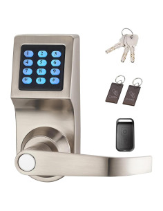 Cerradura Digital HAIFUAN HFAD6300 con Control Remoto y Tarjeta M1