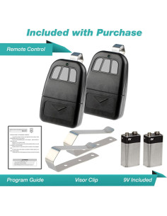 Control Remoto para Abridor de Garaje Wayne Dalton 303 MHz - 2 Piezas 2