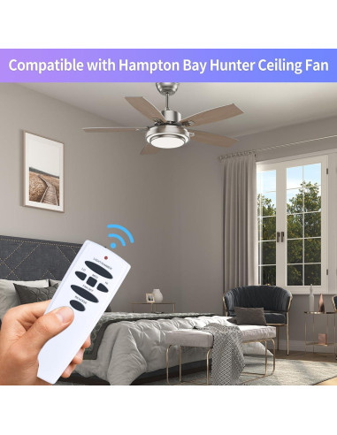 Control Remoto Reemplazo Ventilador Techo Hampton Bay UC7078T