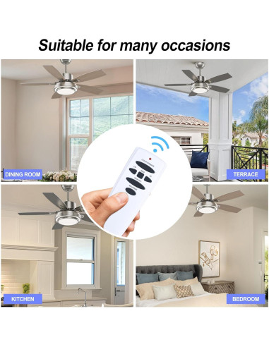 Control Remoto Reemplazo Ventilador Techo Hampton Bay UC7078T