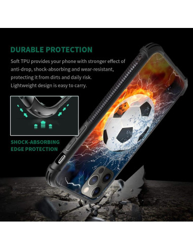 Funda DAIZAG para iPhone 13 Mini, TPU Suave y A Prueba de Golpes