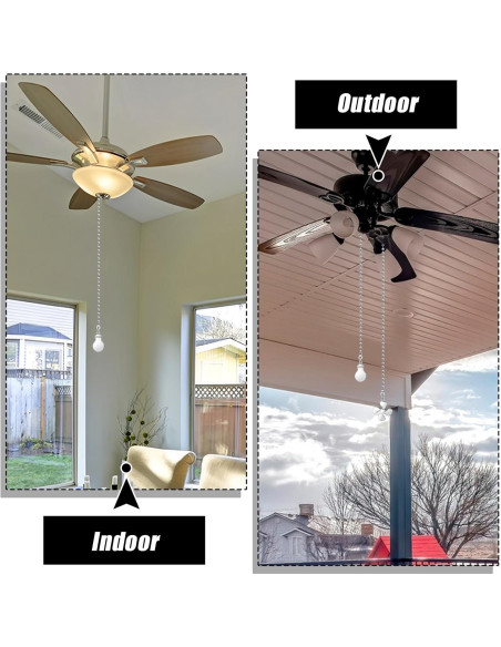 Juego de Cadenas de Tirar Prasacco 4 Pcs 30.48 cm Plata