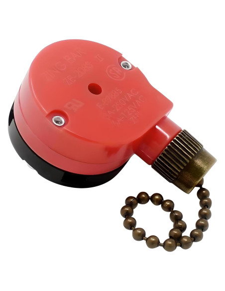 Interruptor de Cadena de Tirar Zing Ear ZE-208S 3 Velocidades
