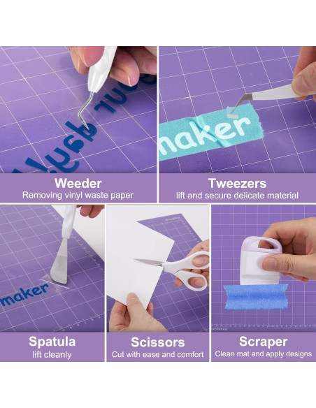 Kit de Accesorios Vcerlorear para Cricut Joy - 43 Piezas