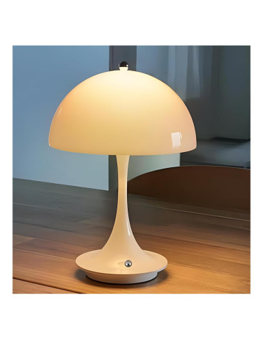 Lámpara de Mesa Inalámbrica DIVEKID 23cm Táctil 3 Colores